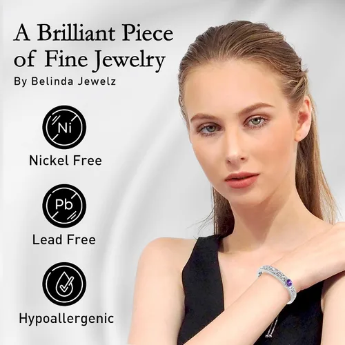 Vista 5 de Pulsera de plata de ley 925 para mujer, estilo retro, ajustable, estilo bohemio, elegante, estilo vintage, gitana balinesa, joyería fina, 4.5