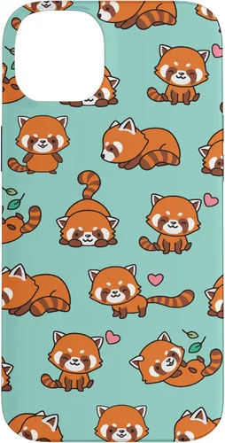 Vista 15 de Cute Funny Kawaii Womens Girls Kids Red Panda Lover Pattern Case for iPhone 17