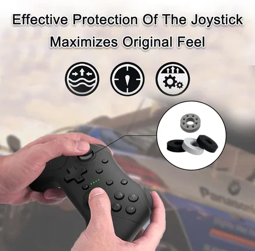 Vista 2 de Precision Rings, Aim Assist Motion Controller 24PCS Precision Target Control Rings Suitable for PS4, PS5, Xbox One, Xbox Series X, Switch, Switch