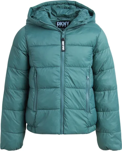 Vista 2 de DKNY Chaqueta de niña - Abrigo ligero acolchado - Abrigo casual para niñas (7-16)