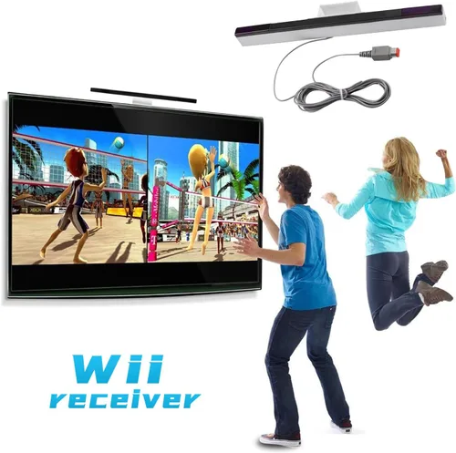 Vista 5 de Xahpower Sensor Bar for Wii and Charger for Wii U Gamepad