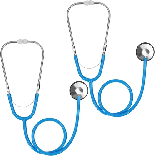 Vista 11 de Estetoscopio para niños, estetoscopio de enfermería que funciona de verdad para niños, juguete de jugar al doctor para niños pequeños, niños