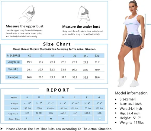 Vista 7 de Camisetas sin mangas de entrenamiento con espalda cruzada para mujer, con brasier integrado, sin mangas, para correr, yoga, ajuste ajustado