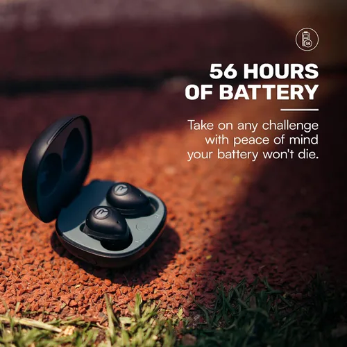 Vista 2 de Raycon Paquete de auriculares inalámbricos Bluetooth 2X (negro y verde) – Micrófono integrado de 56 horas de batería, IPX7 impermeable, cancelación