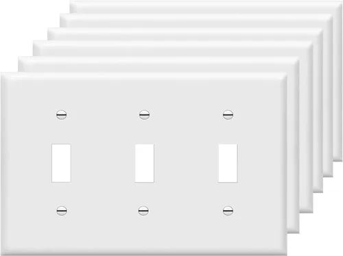 Vista 12 de Placa de pared Decora sin tornillos de 4 segmentos, placa frontal eléctrica para interruptor de luz, interruptor inteligente, receptáculo