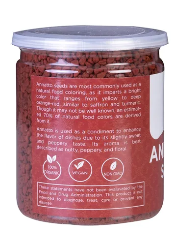 Vista 2 de Yogi's Gift® Semillas de Annatto 12 oz Bixa Orellana Achiote Seeds