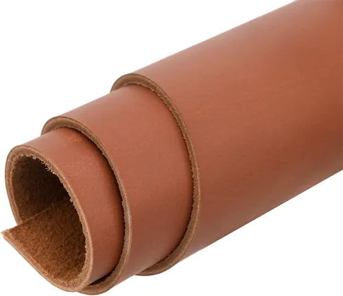 Vista 12 de Cuero de Grano Completo Curtido Vegetal de Piel de Vaca, Piezas Precortadas de 8-9 oz. (3.5mm) - Cuero para Herramientas - Cuero Curtido Vegetal