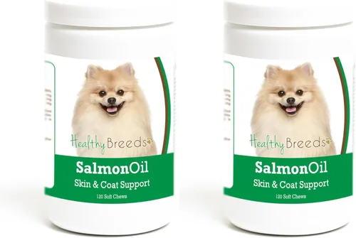 Vista 277 de Healthy Breeds Affenpinscher - Masticables suaves de aceite de salmón, 90
