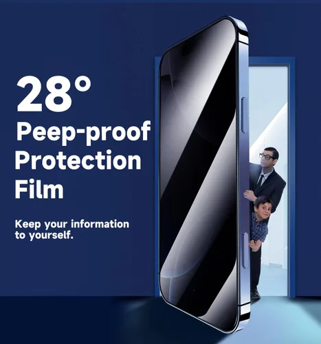 Vista 6 de MAGIC JOHN Paquete de 1 protector de pantalla de vidrio templado para iPhone 16 Pro de 6.3 pulgadas, eliminación automática de polvo, sin burbujas