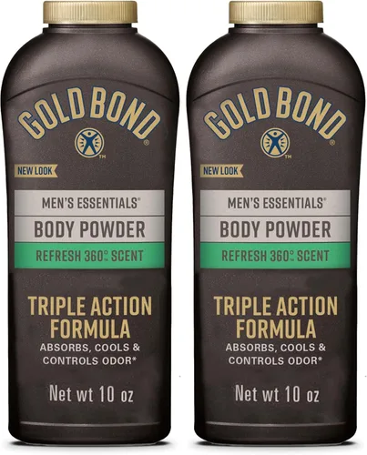 Vista 13 de Gold Bond Polvo Corporal en Spray Sin Talco Esenciales para Hombres 7 oz. Aroma Recharge Protección contra la Humedad