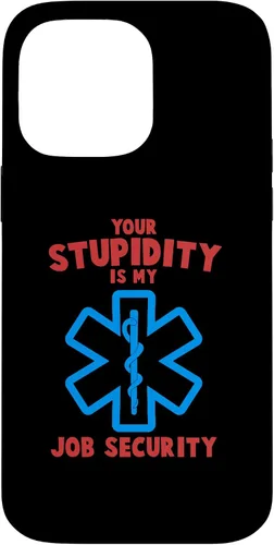Vista 19 de iPhone 13 divertido su estupidez mi trabajo seguridad EMS EMT Paramedic Case