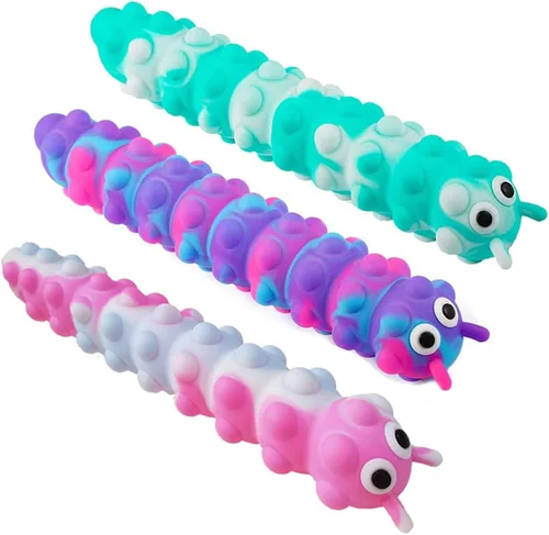 Vista 14 de Juguete Fidget Pop de Succión, Juguetes para Relajarse y Aliviar la Presión, Juguetes Sensoriales Popper Anti-Presión de Compresión 3D para Niños