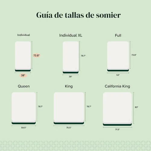 Vista 8 de Zinus Deepak - Base de listones de madera de montaje fácil de 1.6 pulgadas, reemplazo de base para la cama, tamaño matrimonial