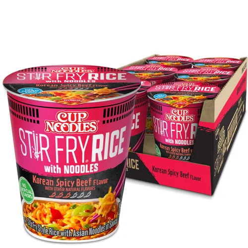 Vista 29 de Nissin Taza de fideos ramen con proteína, sabor a pollo picante con caldo de huesos, 16g de proteína, taza de 2.54 onzas (paquete de 6)
