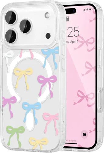 Vista 54 de UEEBAI - Funda magnética para iPhone 11, diseño de lazo, compatible con MagSafe, funda transparente delgada inalámbrica, antiamarilleo, a prueba