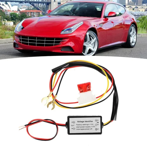 Vista 6 de Controlador DRL 12-18V Auto Car LED Daytime Running Light Controlador LED On/Off Luz antiniebla Interruptor Controlador Accesorios de coche
