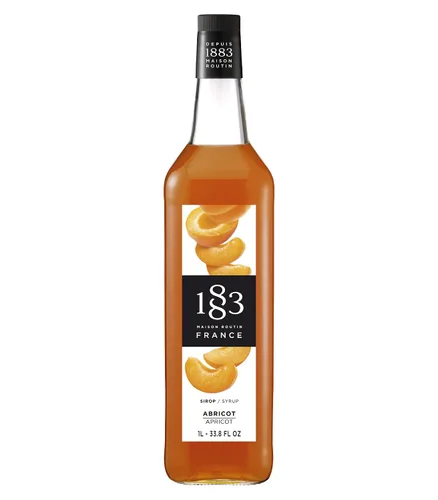 Vista 77 de 1883 Jarabe de Amaretto para bebidas, fabricado en Francia, botella de plástico de 1 litro