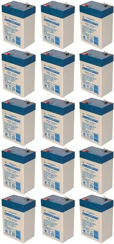 Vista 2 de PS-640 SLA 6 Voltios 4.5 Ah Capacidad F1 Terminal - Paquete de 15