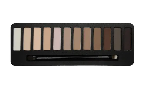 Vista 7 de W7 Mighty Mattes - Sombra de ojos – 12 colores nude mate – Paleta de maquillaje impecable y natural de larga duración