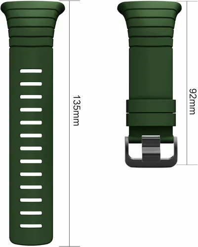 Vista 3 de Suunto Core Strap, Rubber Replacement Watch Band for Suunto Core SS014993000.
