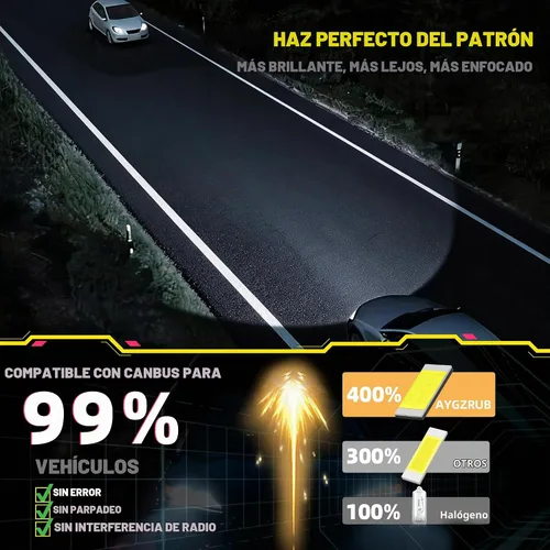 Vista 6 de Bombilla HP5 apta para Honda Rancher 2005-2014, combo de luz HP5, bombilla de alto rendimiento, paquete de 2