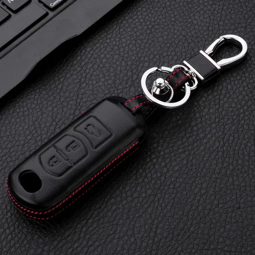 Vista 4 de Funda de silicona suave para llavero Mazda 2 3 5 6 8 CX3 CX4 CX5 CX7 CX9 MX5 Miata para Toyota Yaris para Scion iA TPU Case, Negro - piel
