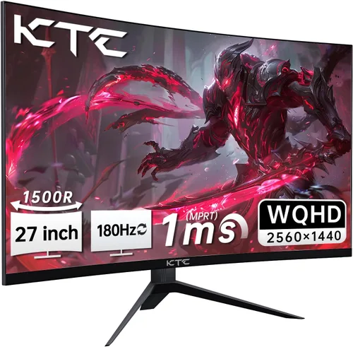 Vista 14 de KTC Monitor para juegos de 24 pulgadas 180Hz - Monitores de computadora 2K 1440P, monitor IPS rápido con HDR 400, sincronización adaptativa, hasta