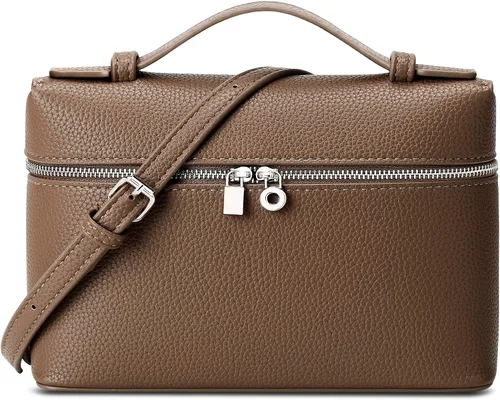 Vista 10 de KKXIU Bolsos cruzados transparentes para mujer, de piel vegana, aprobados para estadios, bolsas transparentes para conciertos y deportes