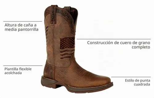 Vista 3 de Durango Botas occidentales para hombre DDB0125 Acorn