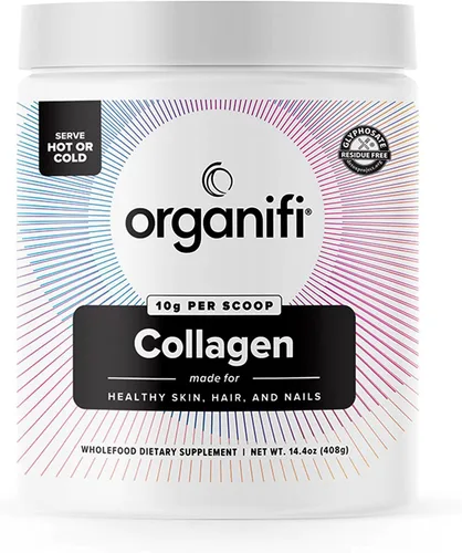 Vista 8 de Organifi Colágeno en polvo – Cabello más lleno, uñas más fuertes y piel radiante – Repone y reconstruye tu cuerpo – Péptidos multicolágeno