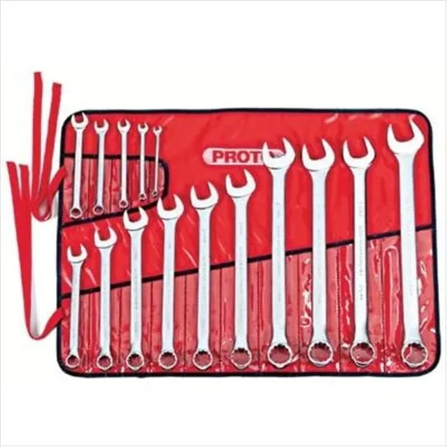 Vista 4 de Proto - Juego de llaves ASD combinadas métricas satinadas de 12 Pt. 0.276 in-1.260 in (J1200P-MASD)