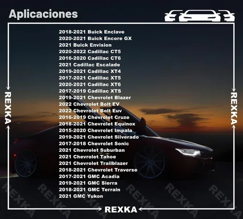 Vista 4 de Rexka Clip de moldeo para panel basculante, 10 piezas, clip de retención de panel de repuesto para GM Chevrolet Equinox Cruze Buick GMC Impala Sonic