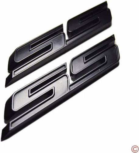 Vista 3 de Set de 3 unidades de placa pequeña con insignia SS autoadhesiva, con letras inclinadas, para Chevy IMPALA COBALT Camaro 2010 2011 2012 2013 2014