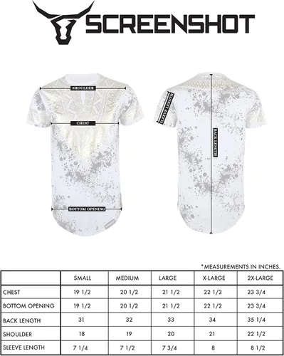 Vista 4 de SCREENSHOTBRAND-730 playera premium estilo hip hop hipster - playera de moda con cierre lateral larga con estilo para hombre