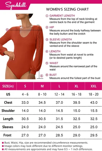 Vista 6 de Spadehill Body de manga larga con cuello en V para mujer