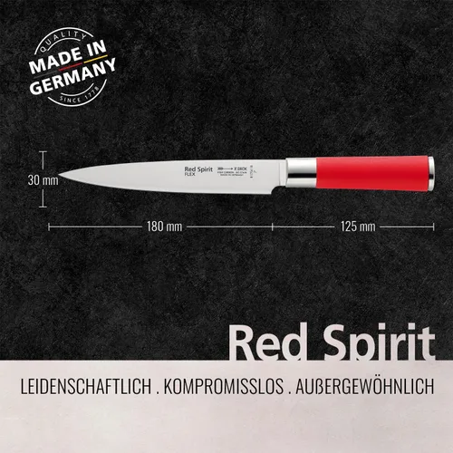 Vista 2 de F. DICK RED SPIRIT Cuchillo flexible para filetear - Fabricado en Alemania