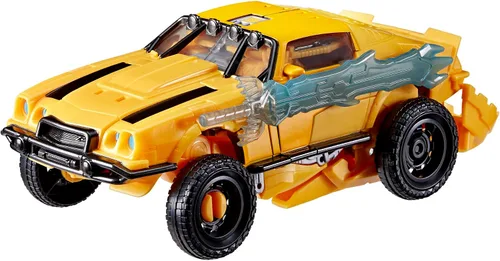 Vista 12 de Juguetes Transformers Rise of The Beasts Movie, Juguete Convertible Bumblebee Modo Bestia con Luces y Sonidos, Edades 6 y más, 10 pulgadas