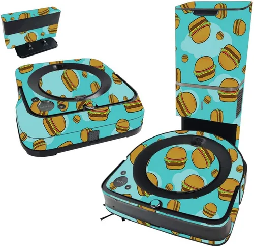 Vista 20 de MightySkins Skin compatible con iRobot Roomba s9+ Vacuum & Braava Jet m6 Bundle - Morado antiguo Funda protectora y única de vinilo Fácil