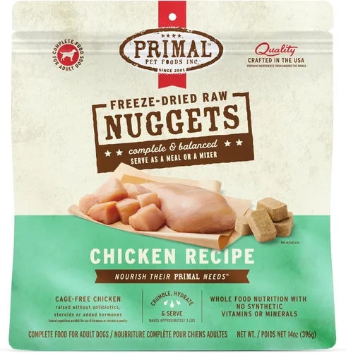 Vista 25 de Primal - Nuggets de alimento crudo liofilizado para perros, res, comida completa y balanceada, también se puede utilizar como complemento o premio