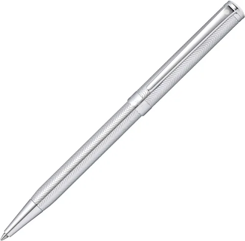 Vista 5 de Sheaffer Pluma estilográfica Intensity Onyx con ribete cromado y punta mediana