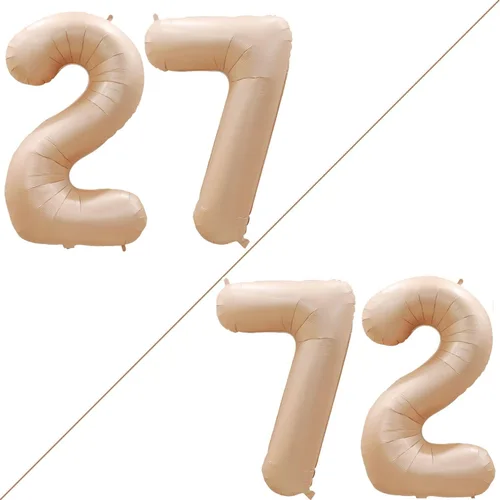 Vista 151 de Goer, conjunto de globos de papel aluminio para decoraciones de cumpleaños, globos de las letras de feliz cumpleaños y de números Oro