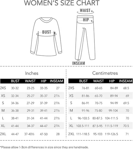 Vista 6 de LAPASA Conjunto de ropa interior térmica para mujer, con forro polar, parte superior e inferior, capa base suave, ligera, mediapesada, L17, L41L44
