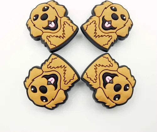 Vista 3 de Dijes para zapatos de perro para decoración de zapatos de zueco dijes de perro para zapatos, cachorros, mascotas, para niños, adultos, amantes