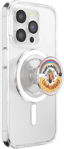 Vista 9 de PopSockets Agarre adhesivo para teléfono, soporte, soporte para teléfono, Marvel - Reactor de arco esmaltado