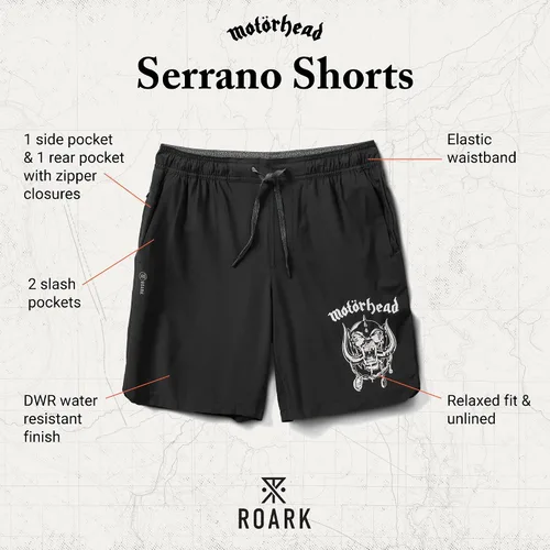 Vista 2 de Roark Run Amok Serrano - Pantalones cortos deportivos para correr para hombre