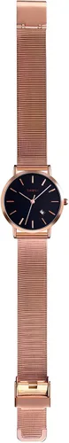 Vista 4 de MASTOP Relojes de cuarzo para mujer, ultrafinos, magníficos, simples, pequeños, pequeños, pulsera de acero con esfera pequeña