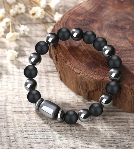 Vista 3 de Pulseras hechas a mano para hombres, regalos geniales para él, novio, marido, papá, hijo, abuelo, nieto, hermano, relleno de calcetines de Navidad