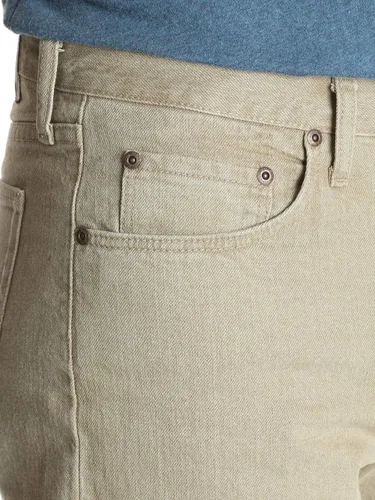 Vista 3 de Wrangler Authentics - Jeans clásicos de 5 bolsillos y corte relajado y flexible, para hombre