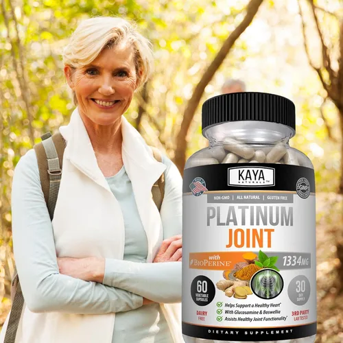 Vista 7 de Kaya Naturals Platino - Nature Made Bioperine, glucosamina, cúrcuma con boswellia, propiedades antioxidantes saludables, curcumina de cúrcuma 1334