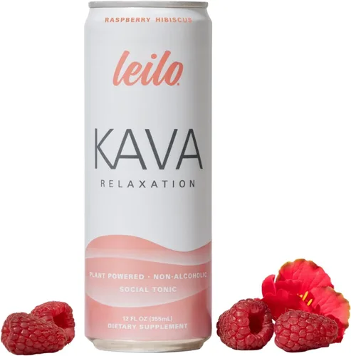Vista 7 de LEILO Bebida Espumosa Relajante a Base de Kava Sabor Mora y Naranja 12-Pack – Bebida Tranquilizante Sin ALC Latas de 12 onzas líquidas